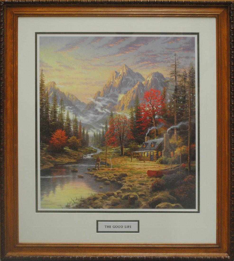 Thomas Kinkade's "The Good Life" Open Edition Print (1 of 1)