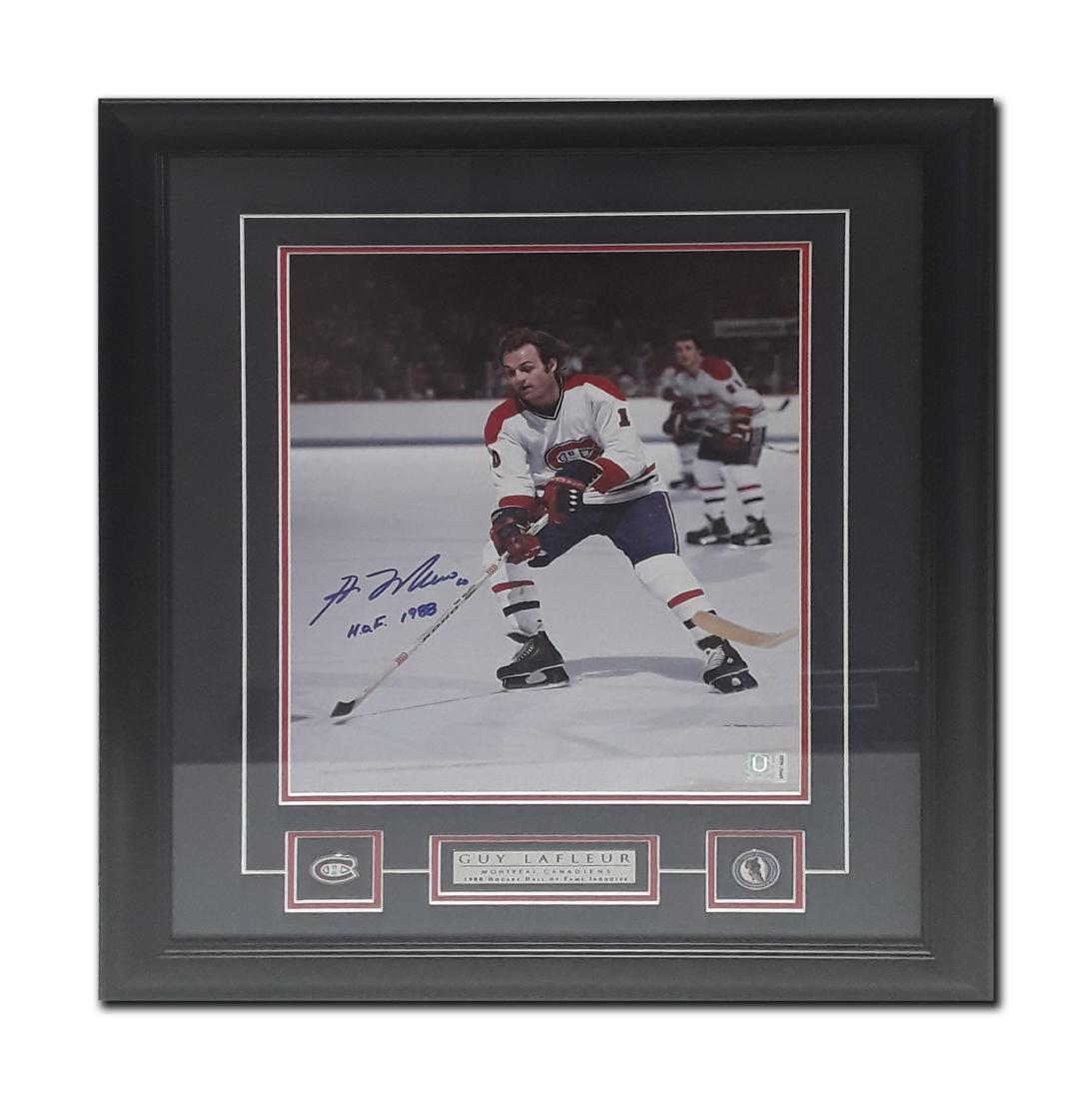 1988 hockey hall of fame inductee, Guy LaFleur, Framed (1 of 2)