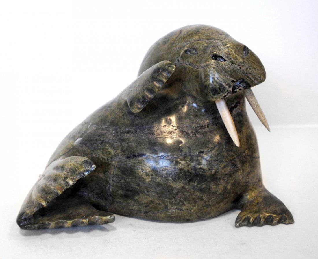 Kelly Etidlui's "Walrus" Sculpture (1 of 6)