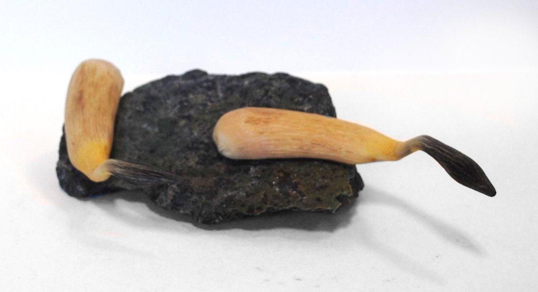 Louie Makkituk's "Loons" Sculpture (1 of 6)