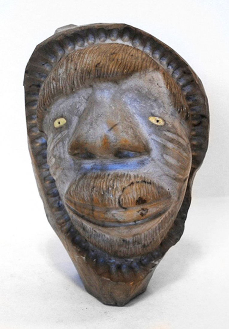 Louie Makkituq's "Inuk Head" Sculpture (1 of 6)
