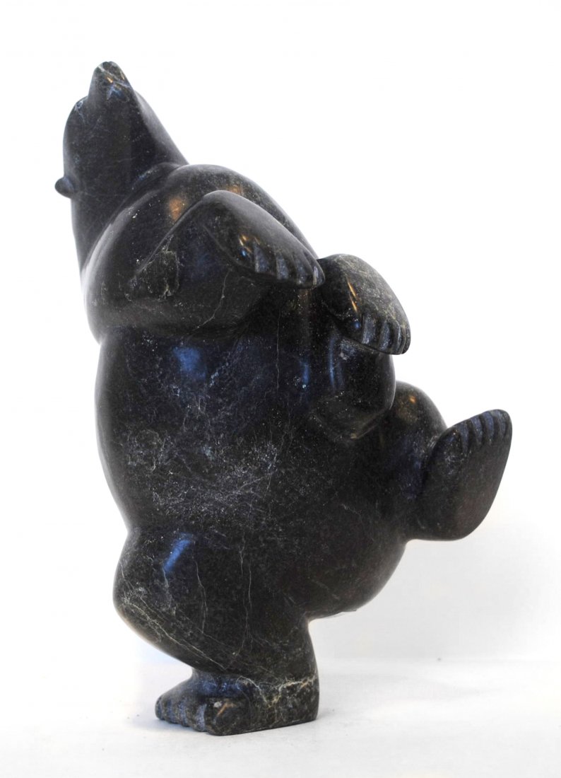Pitts Qimirpik's "Bear" Sculpture (1 of 7)