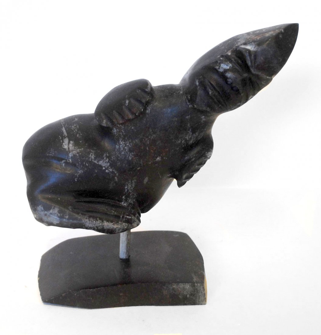 Simon Uttaq's "Walrus Shaman" Sculpture (1 of 7)