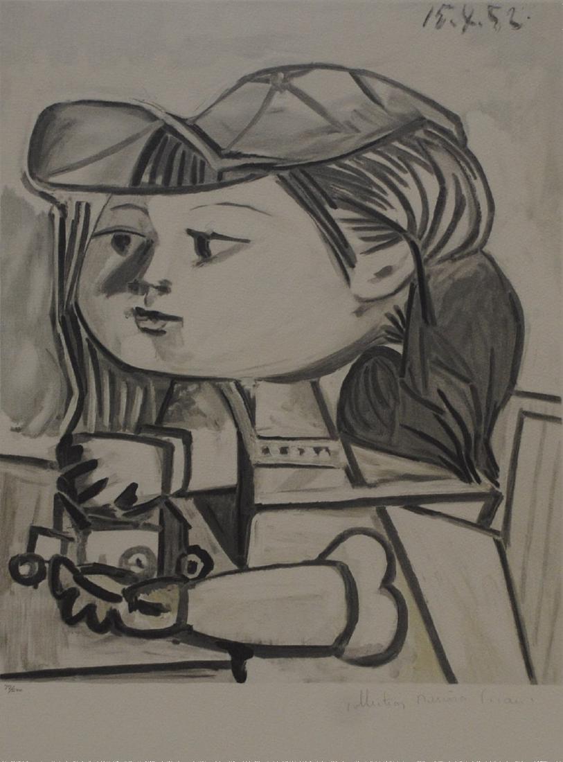 Pablo Picasso's "Buste De Petite Fille" Limited Edition (1 of 1)