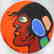 Norval Morrisseau's "Man Looks Left" Original