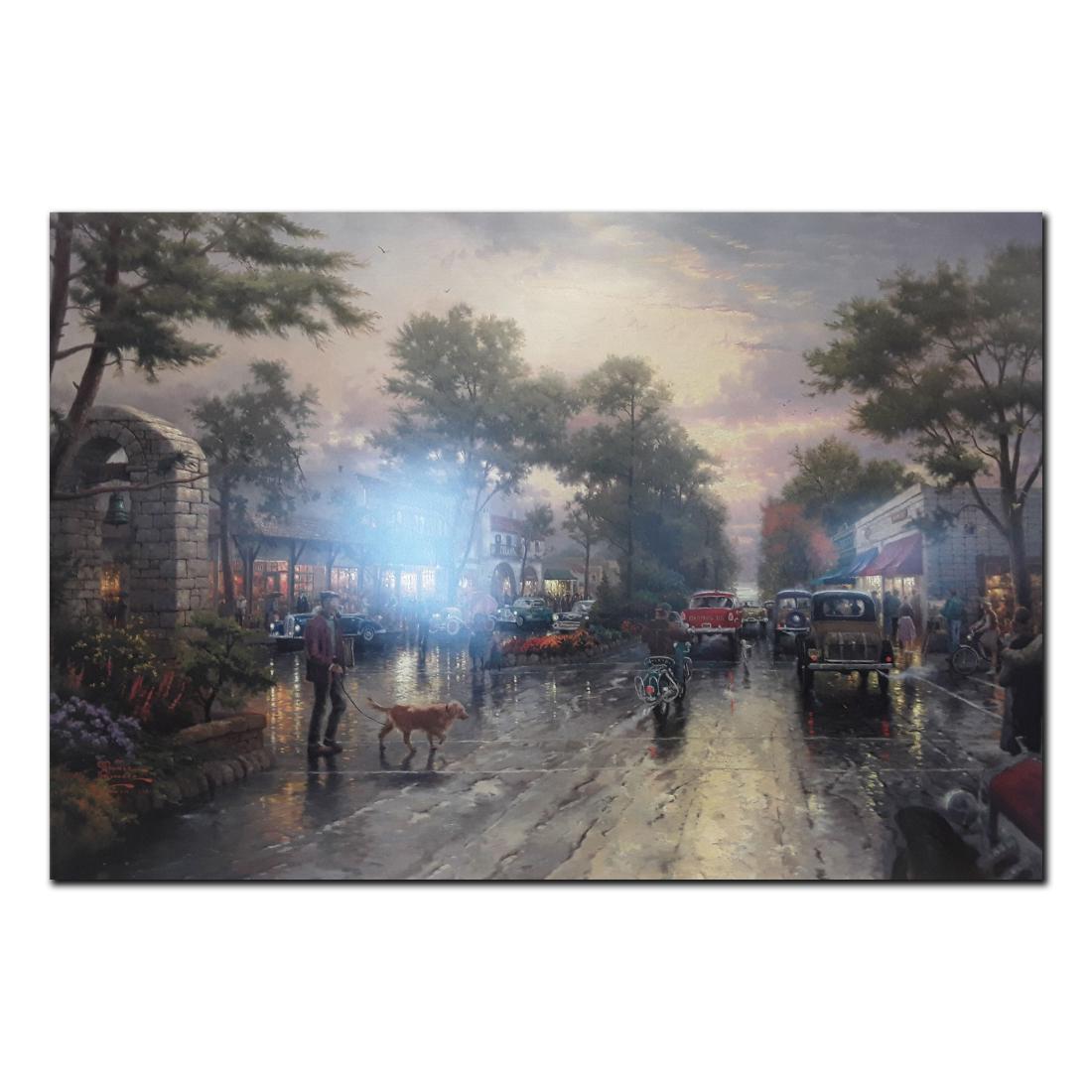 Thomas Kinkade's "Carmel, Sunset On Ocean Avenue" Open (1 of 2)