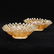 Fenton Orange Carnival Glass Ruffled Candy Dishes