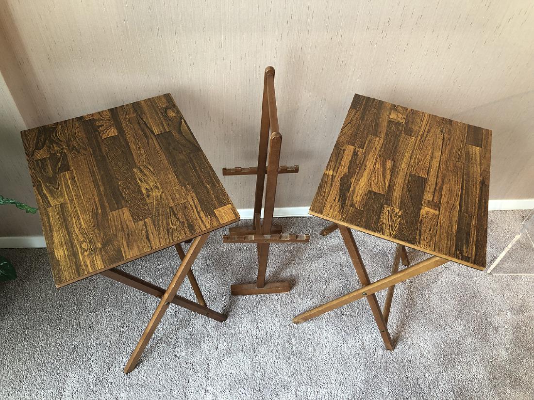 Vintage scheibe 2024 tv trays