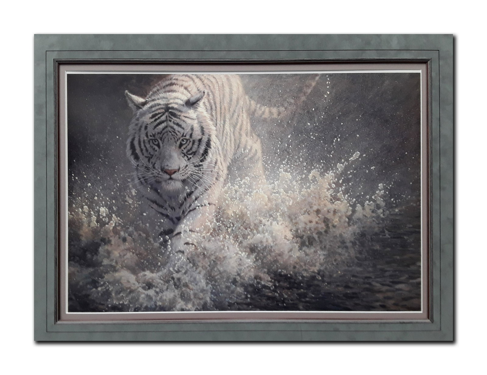 John Seerey Lester's "White Lightning" limited edition: John Seerey Lester's "White Lightning" limited edition print signed and numbered 1005/1250. This has been custom triple matted with acid free matting. This print is in mint condition and has never bee