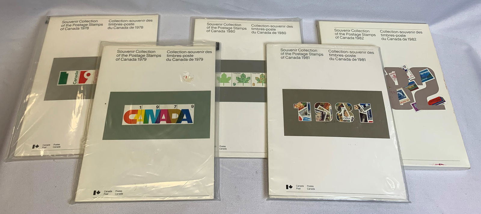 Canada Annual Stamp Yearbooks 1978-82 (1 of 6)