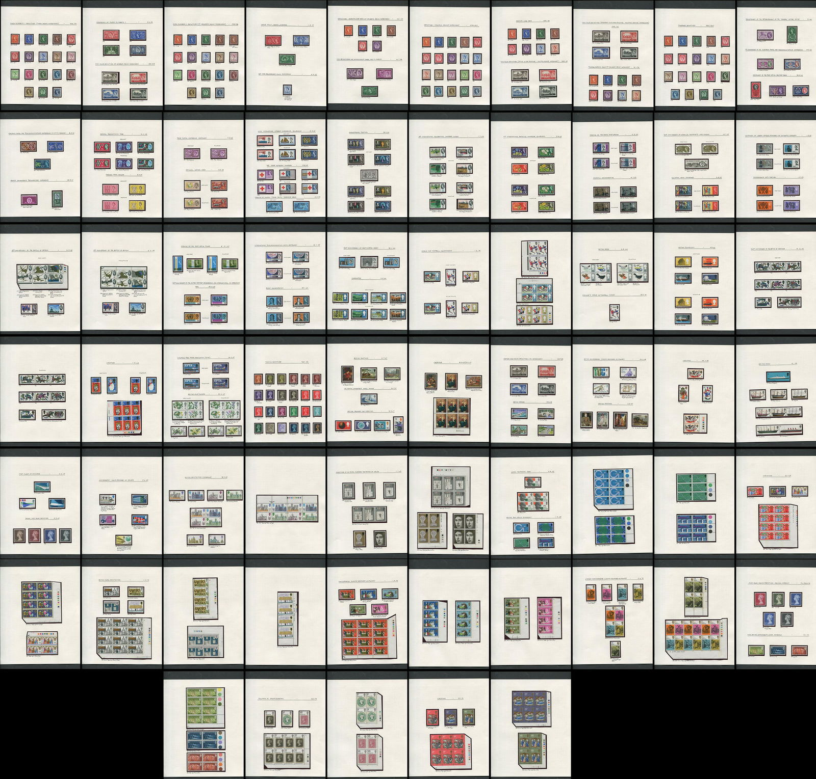 Great Britain Elizabeth II Mint Stamp Collection 1 (1 of 9)