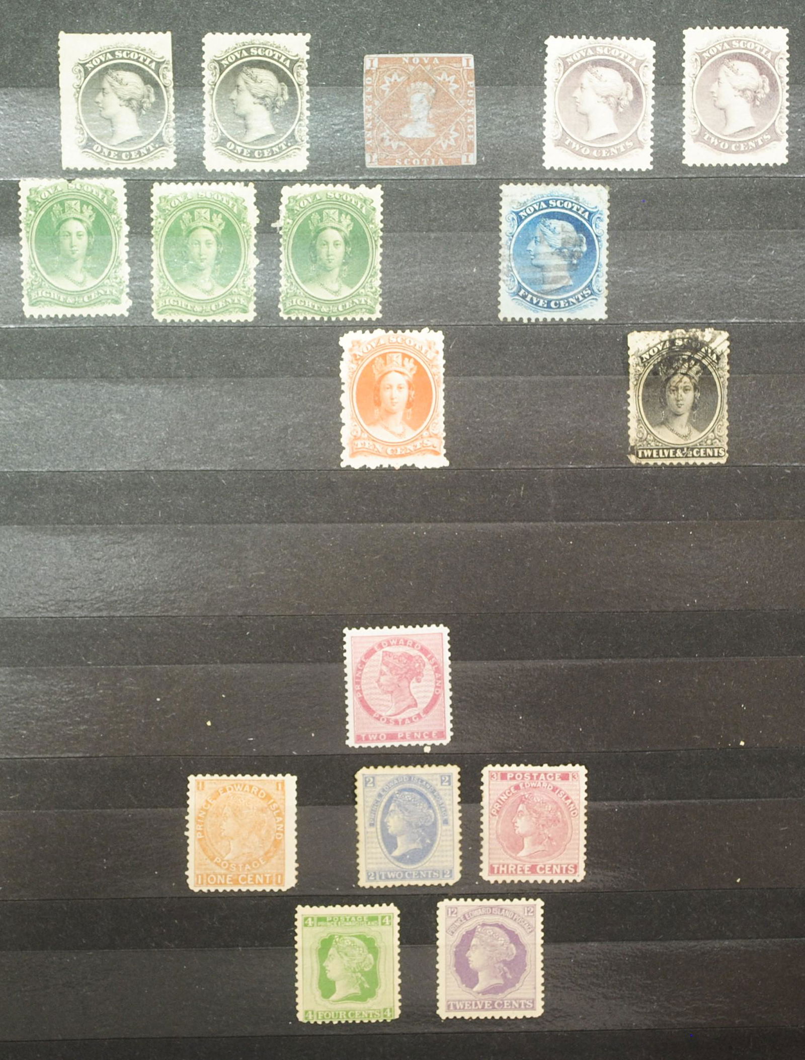Nova Scotia and Prince Edward Island Stamp Collection (1 of 1)