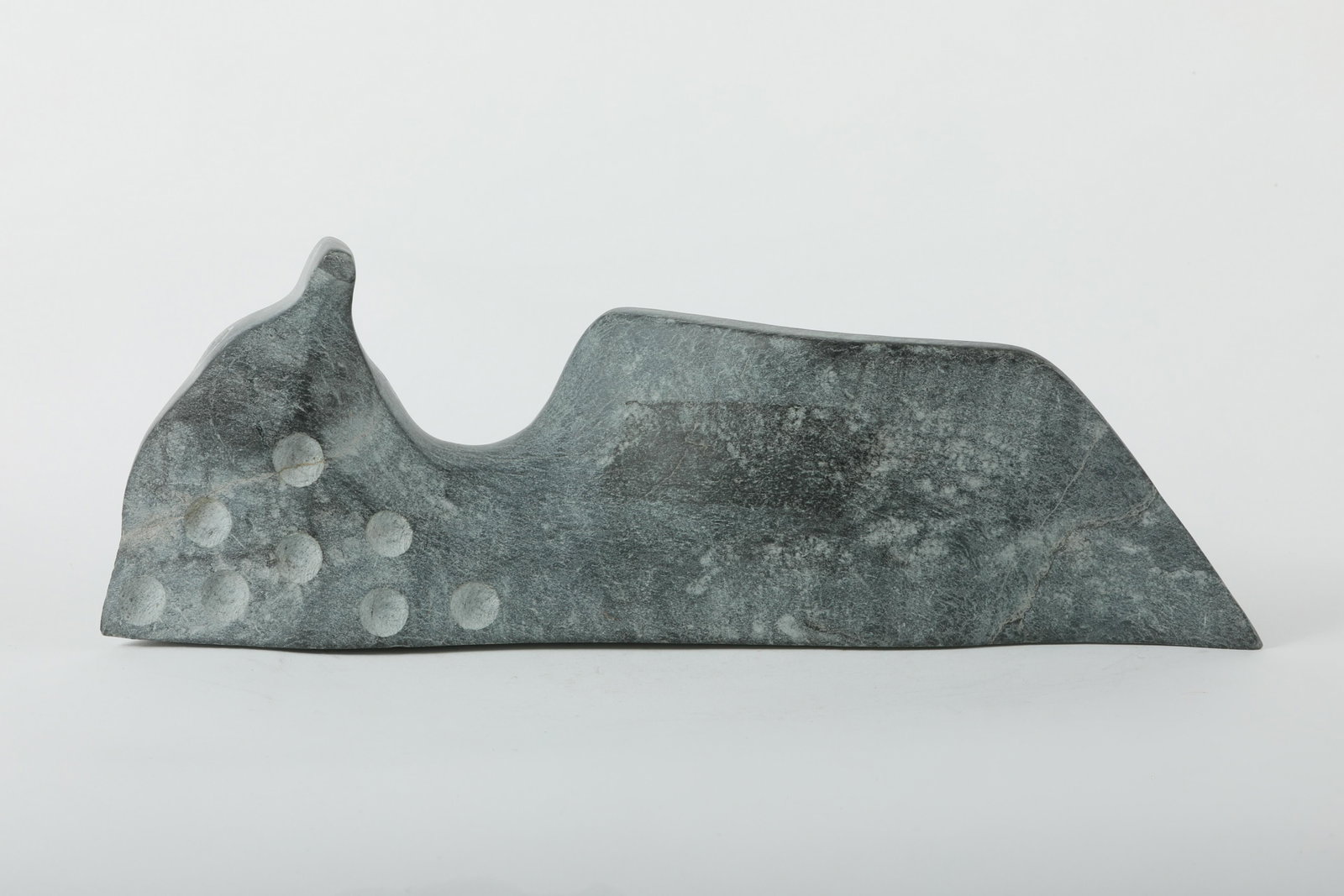Joe Poodlat's "Bird" Original Inuit Sculpture: Joe Poodlat's "Bird" original Inuit sculpture. Carved from stone in 1991 from the community of Taloyoak. Included with its certificate of authenticity from the Government of Canada. Retail price of $9