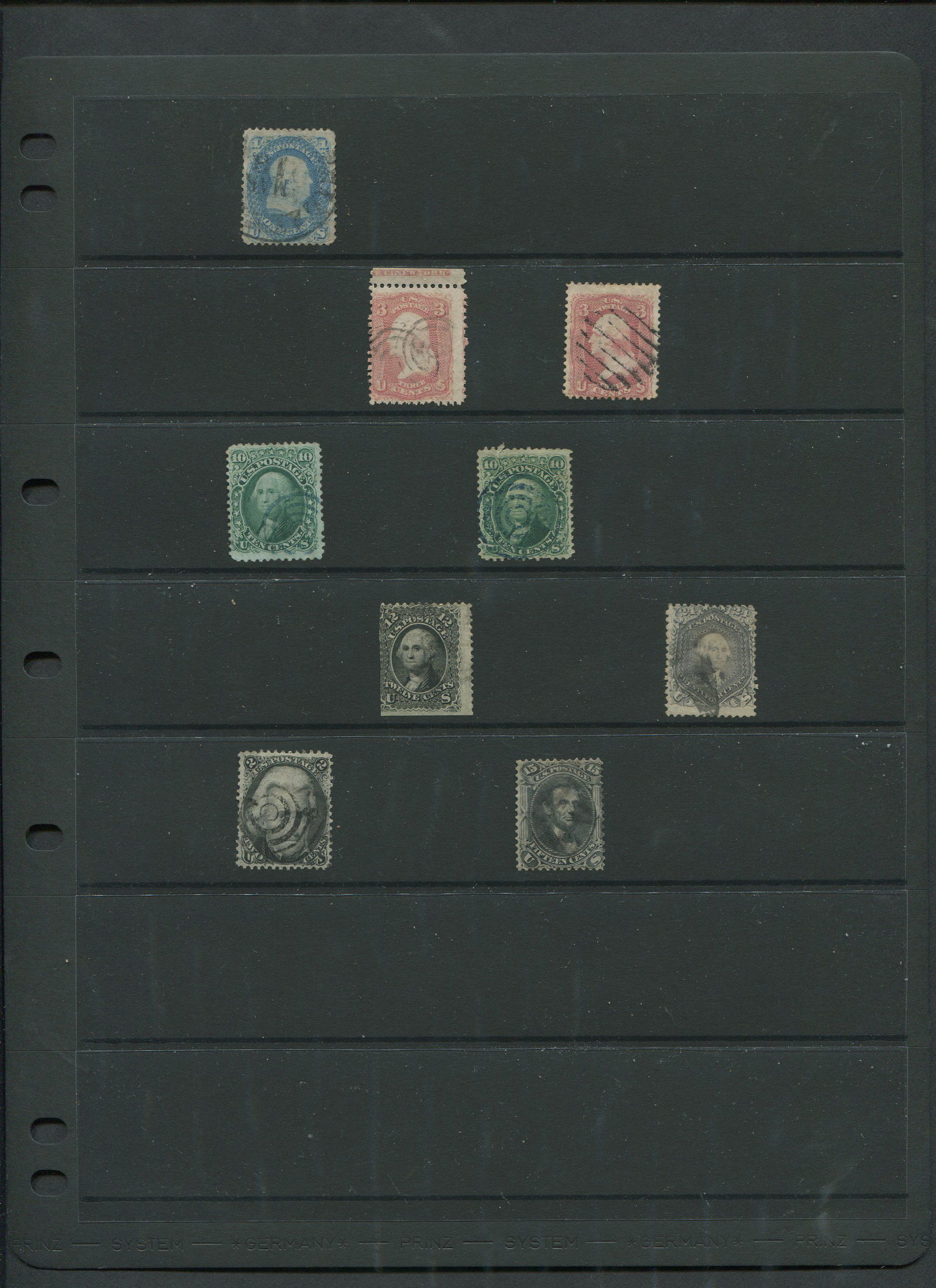 USA 1861 Perf 12 Stamp Collection 2 (1 of 1)