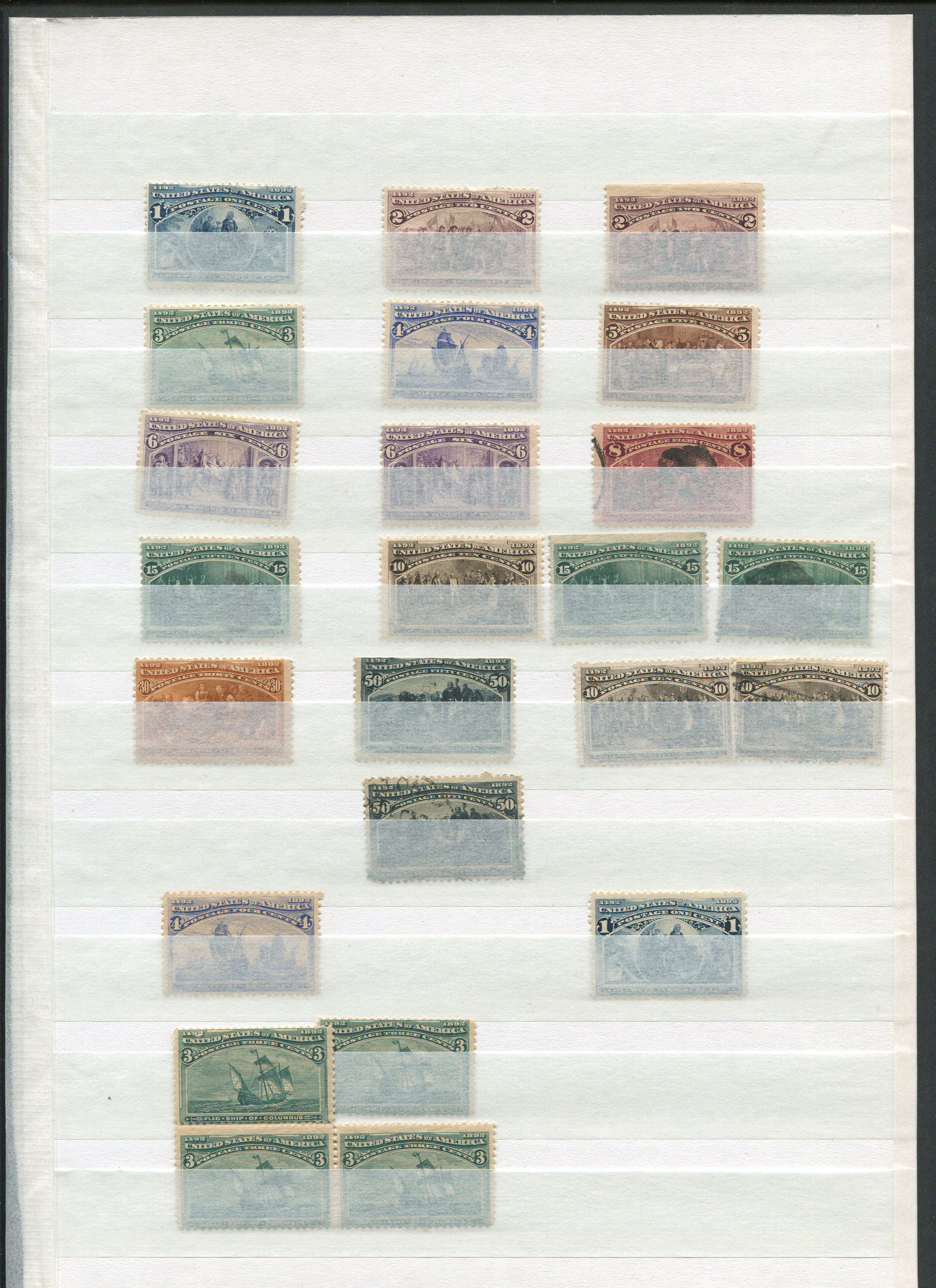 USA 1893 Columbian Exposition Issues Stamp Collect (1 of 1)