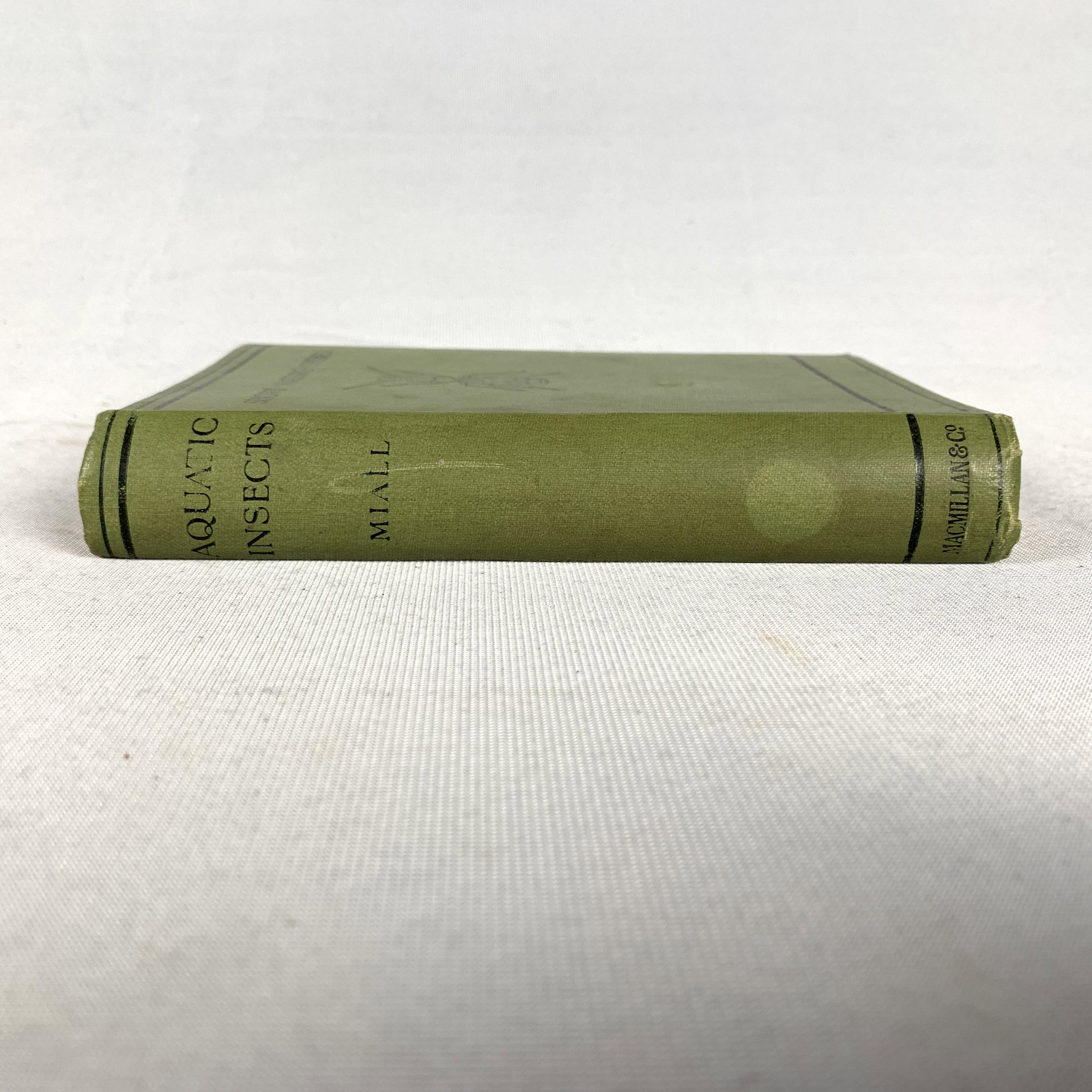 LC Miall "The Natural History of Aquatic Insects" Book: Professor L. C. Miall's "The Natural History of Aquatic Insects" hardcover book. Illustrated by A. R. Hammond. F.L.S. Published by MacMillan and Co. Limited, London, 1922. Books.