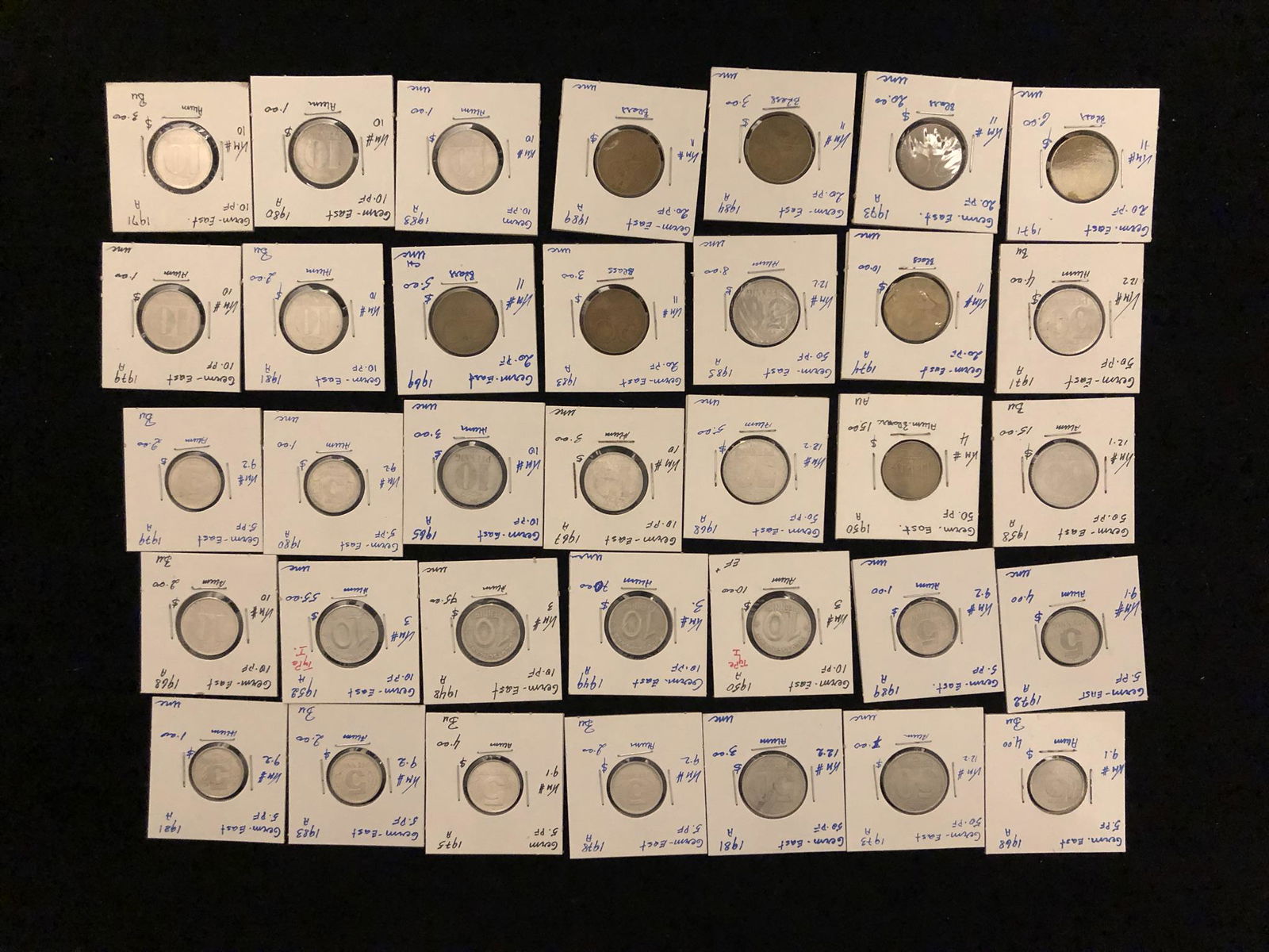 Germany East 70 Coin Collection UNC-BU (1 of 5)