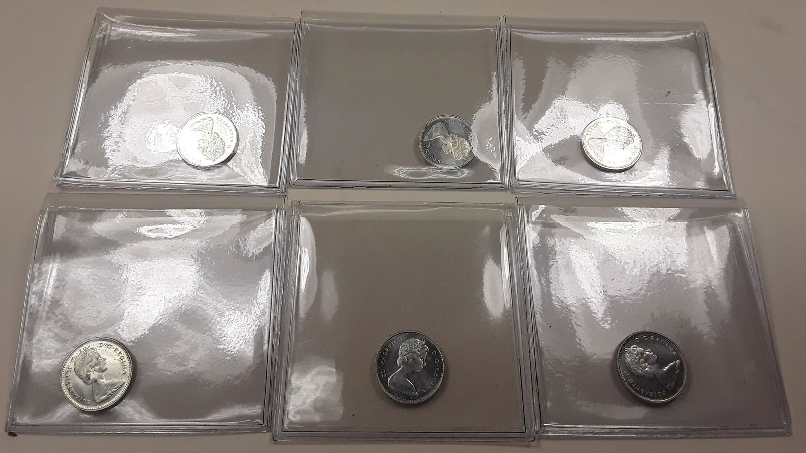 Canada 1968 10 Cent Silver Coin Collection (1 of 7)