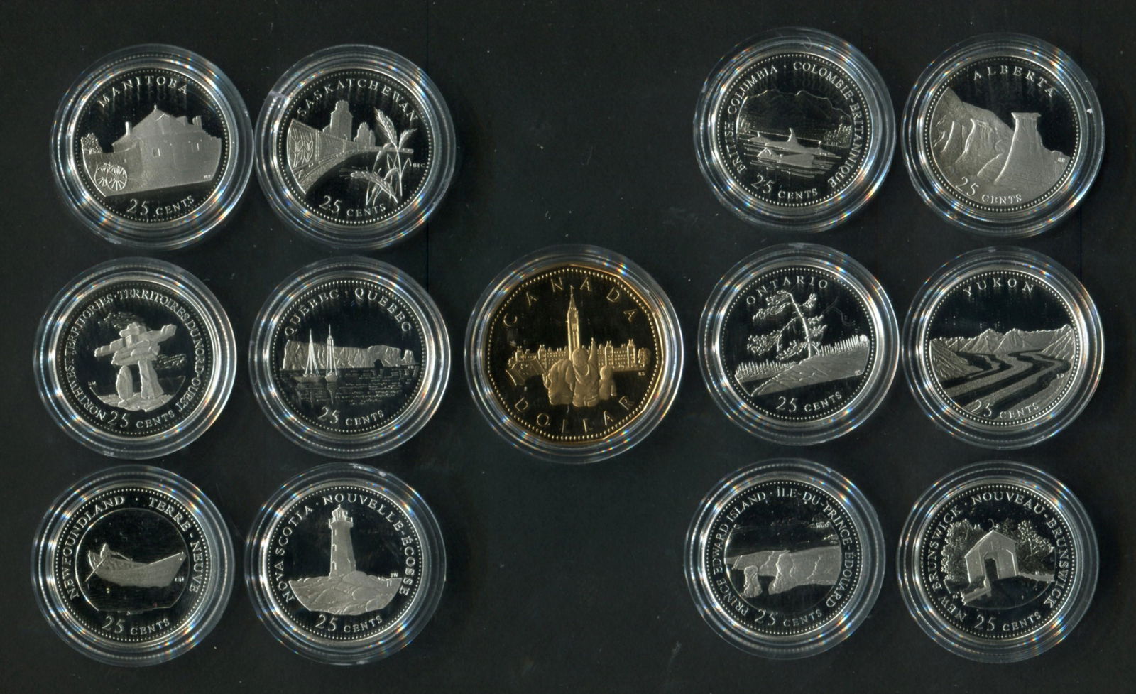 Canada 1992 "125 Years" Sterling Silver Coin Set (1 of 2)