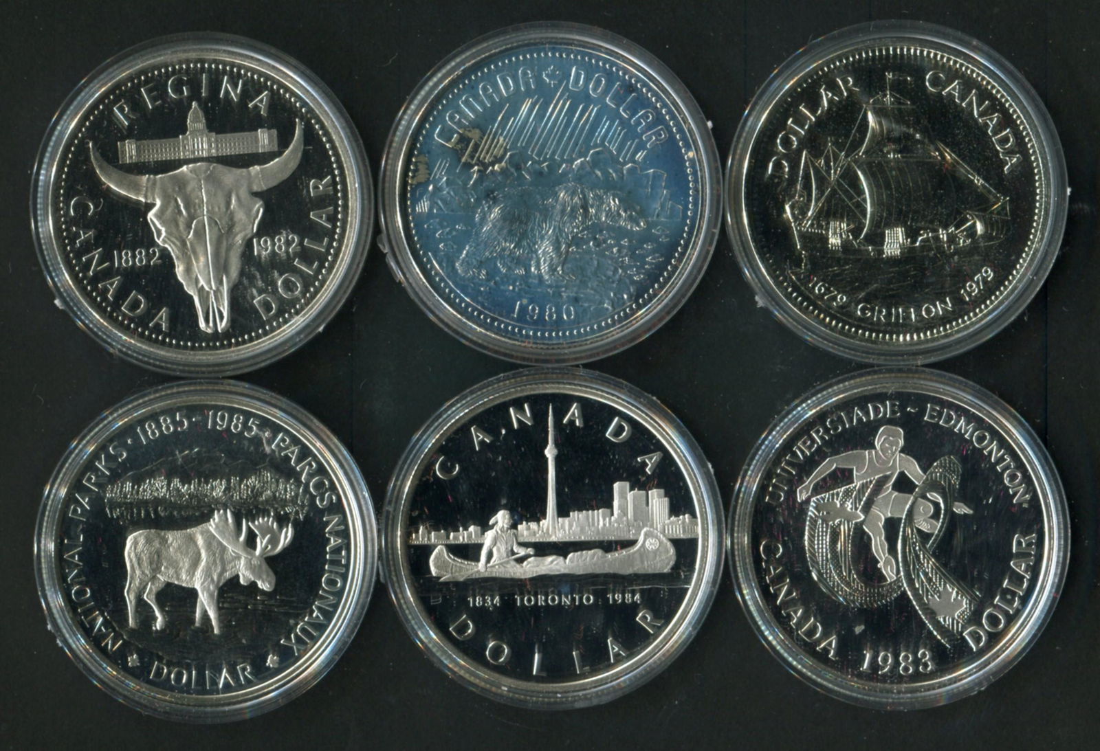 Canada Silver Dollar Coin Collection 2 (1 of 2)