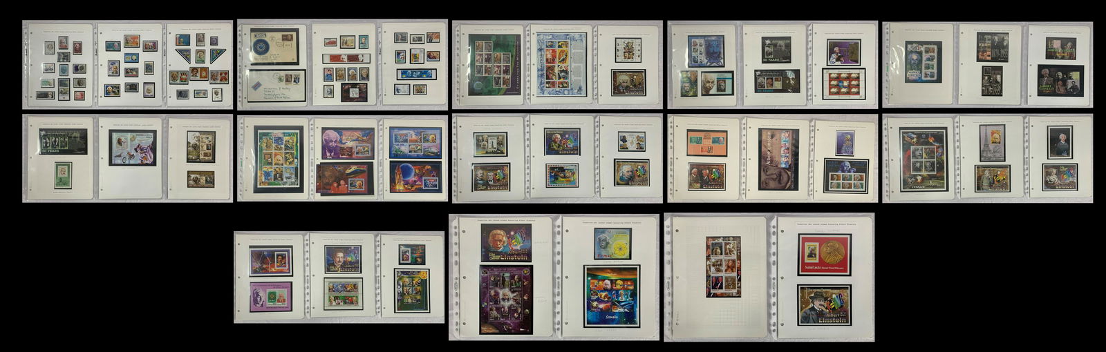 Albert Einstein Extensive Stamp Collection (1 of 7)