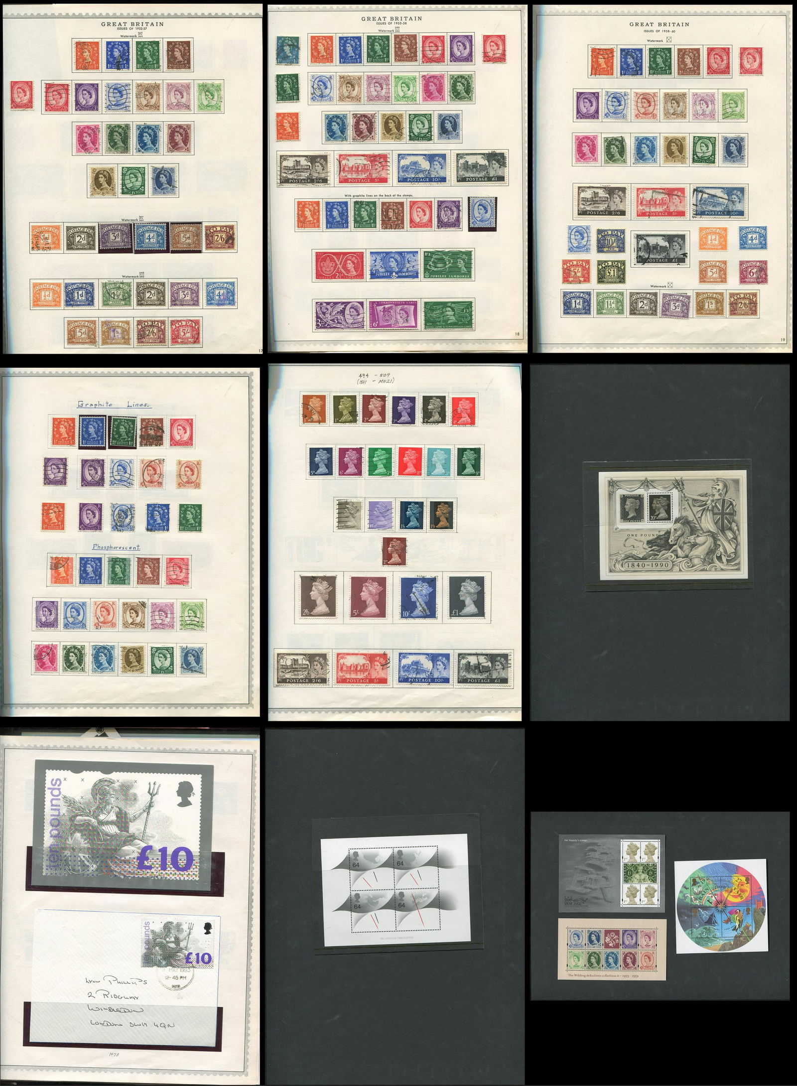 Great Britain 1952-2000 Stamp Collection (1 of 10)