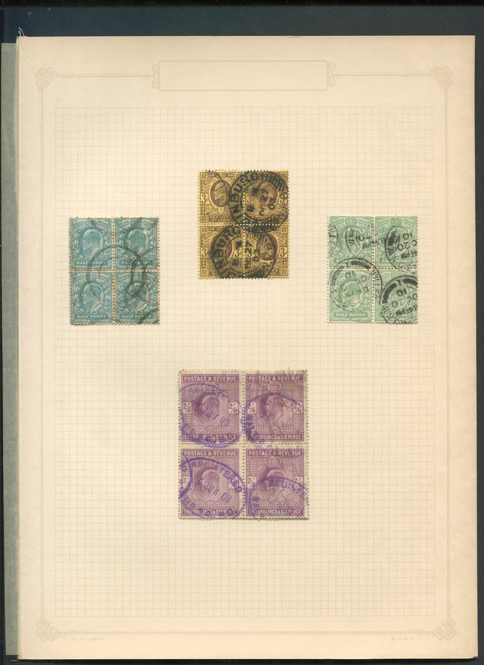 Great Britain Edward VII Blocks (1 of 1)