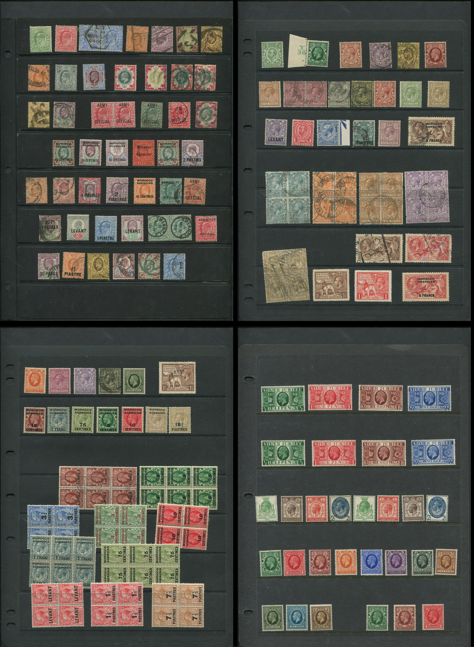 Great Britain Edward VII George V Stamp Collection (1 of 5)