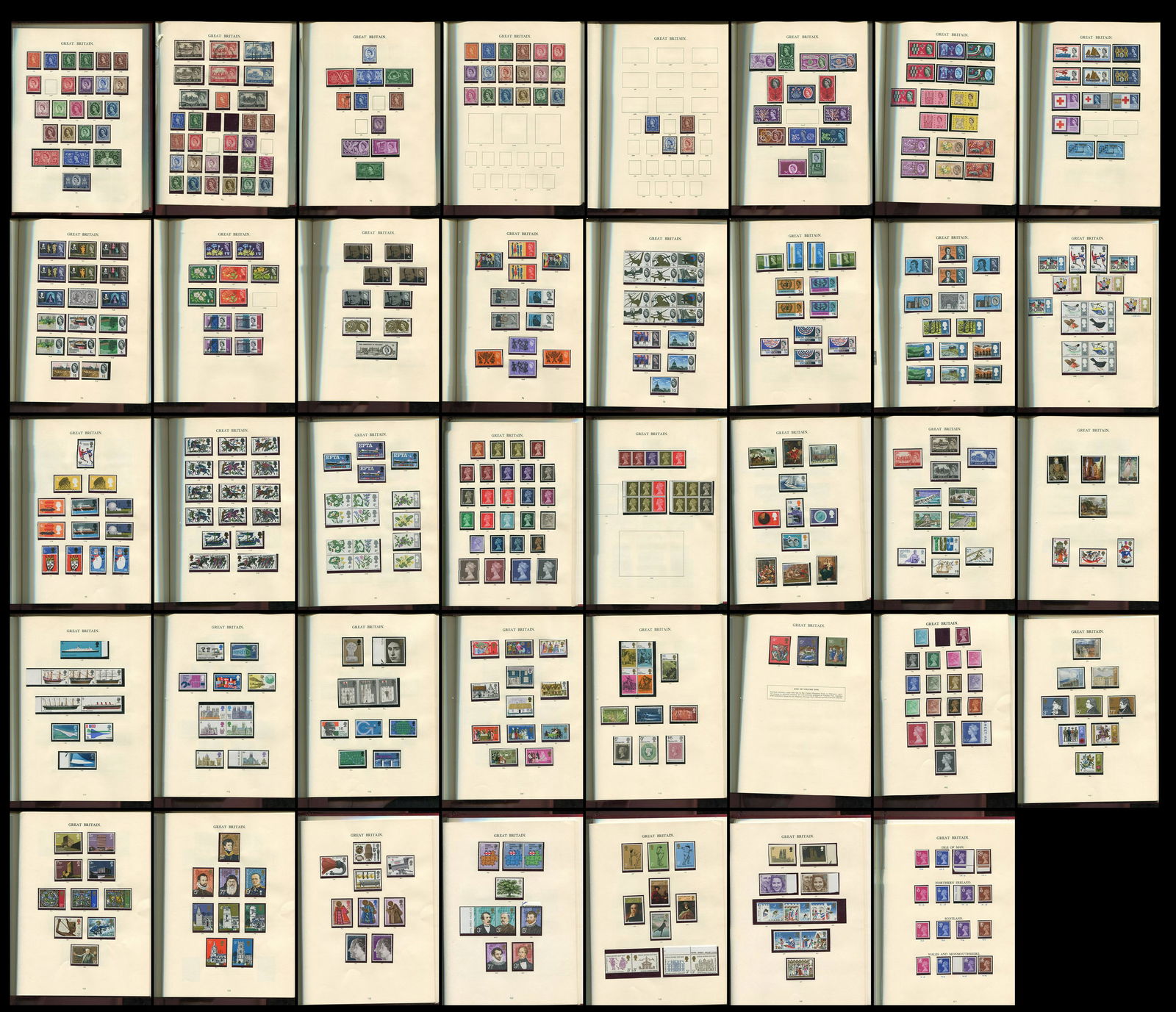 Great Britain Elizabeth II Stamp Collection 1 (1 of 10)