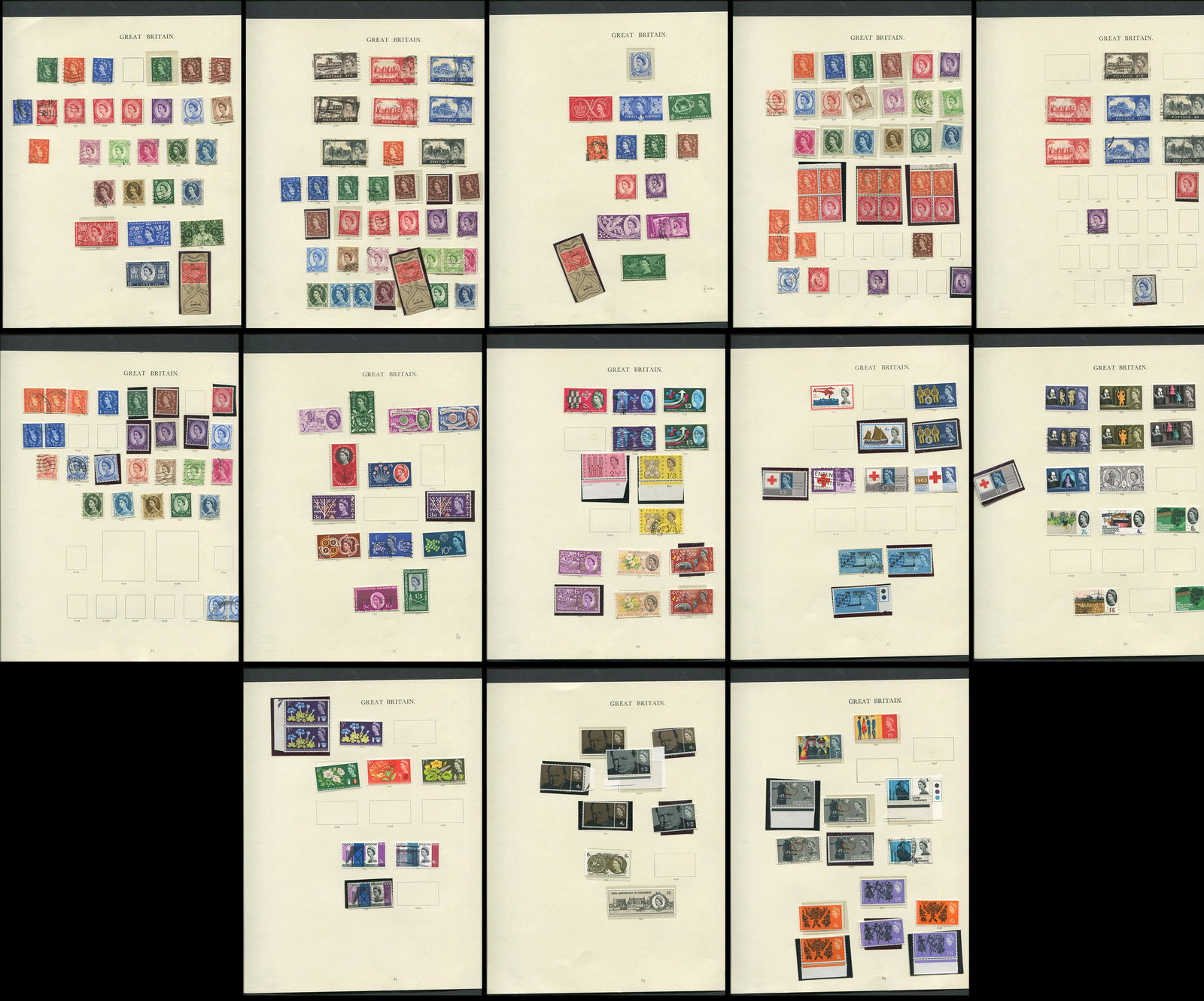 Great Britain Elizabeth Stamp Collection 1 (1 of 10)