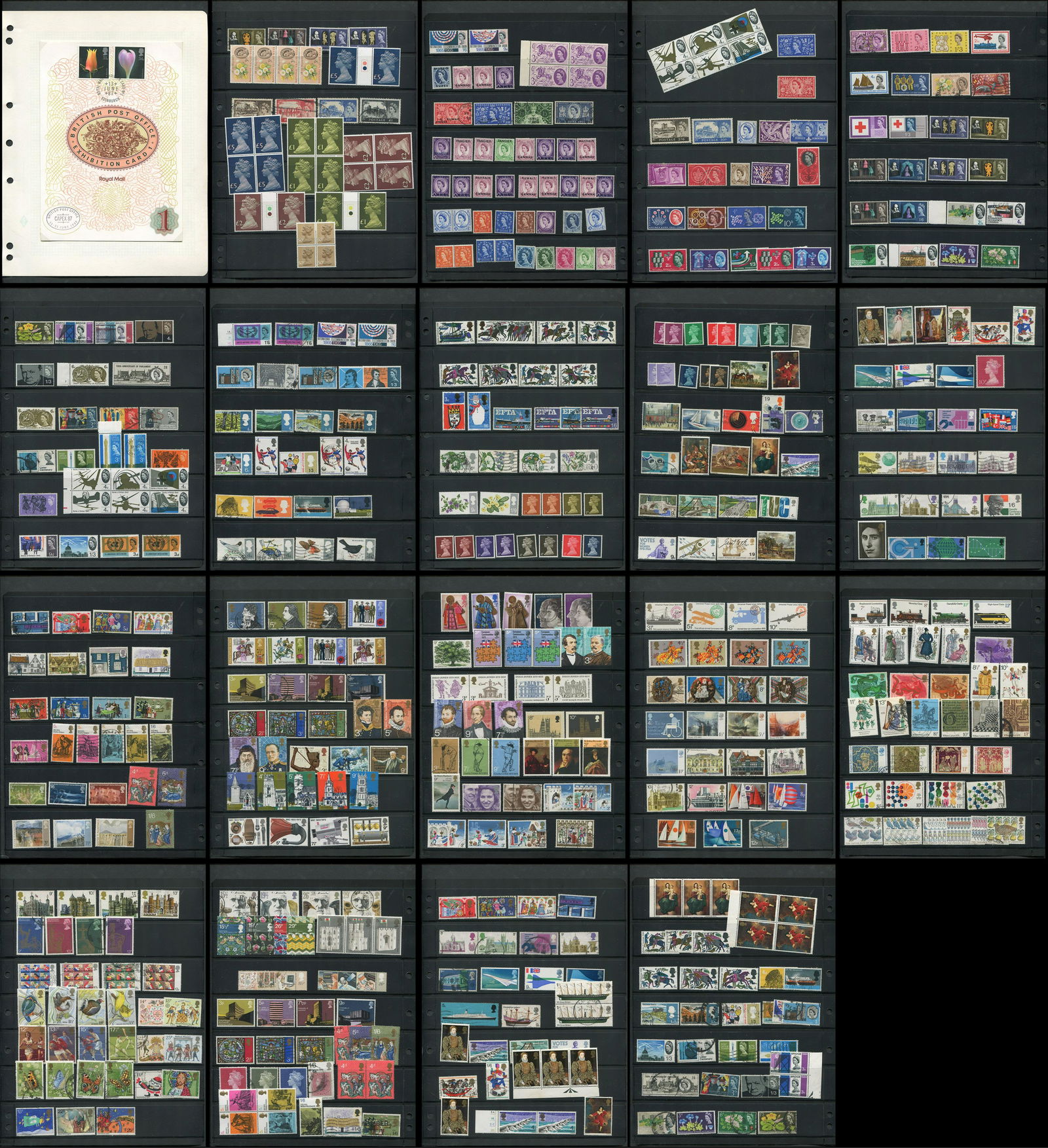 Great Britain Elizabeth Stamp Collection 2 (1 of 10)