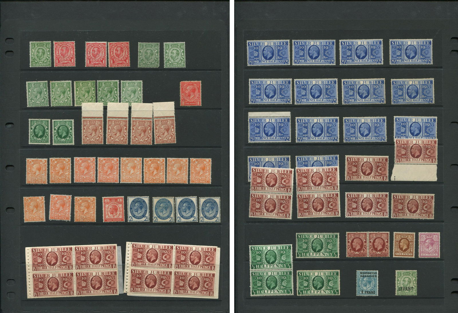 Great Britain George V Mint Stamp Collection (1 of 4)