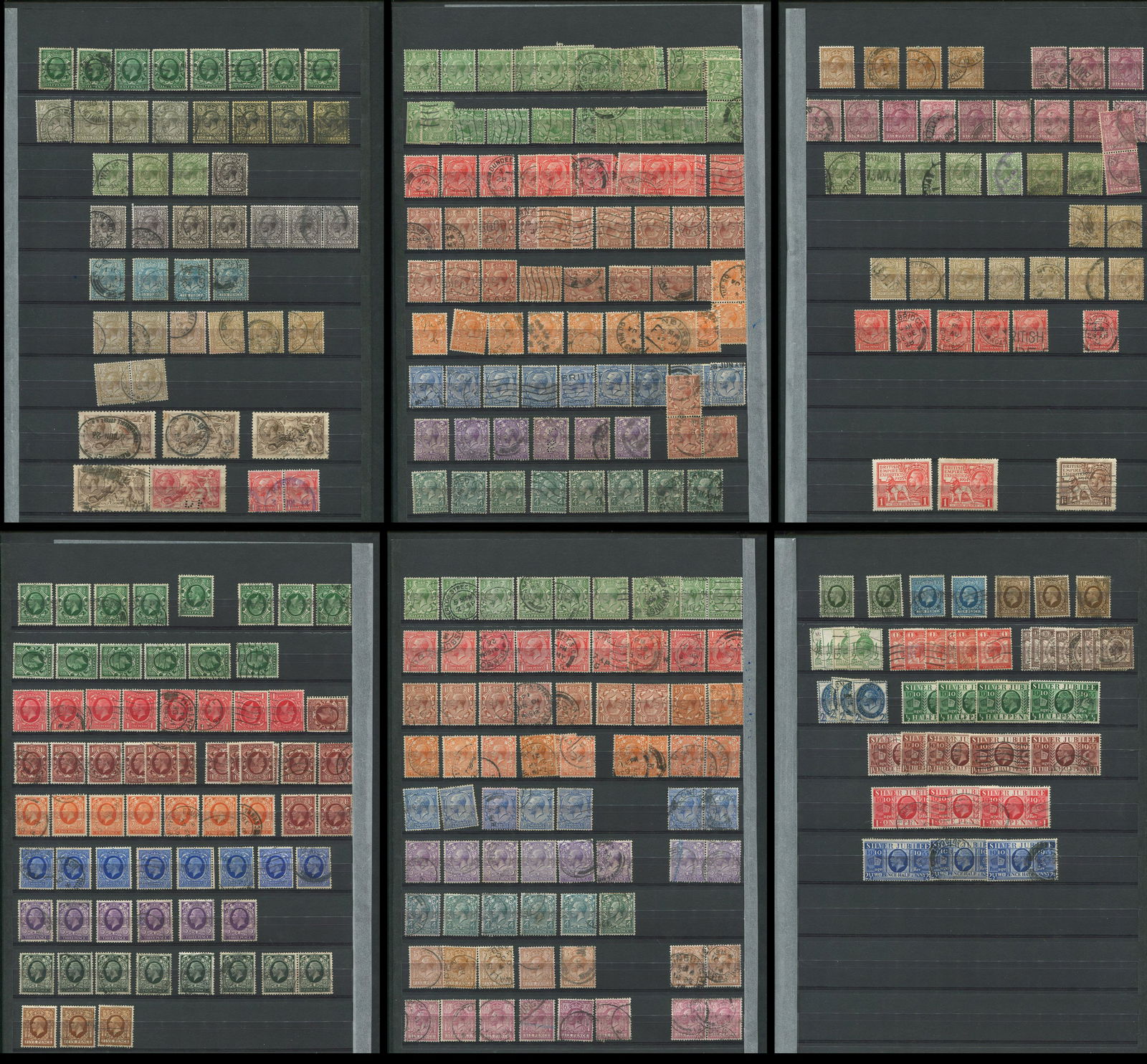 Great Britain George V Stamp Collection 6 (1 of 7)