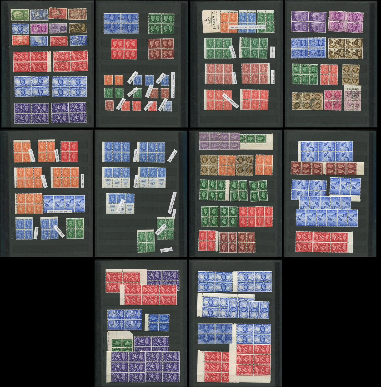 Great Britain George VI Stamp Collection 6 (1 of 10)