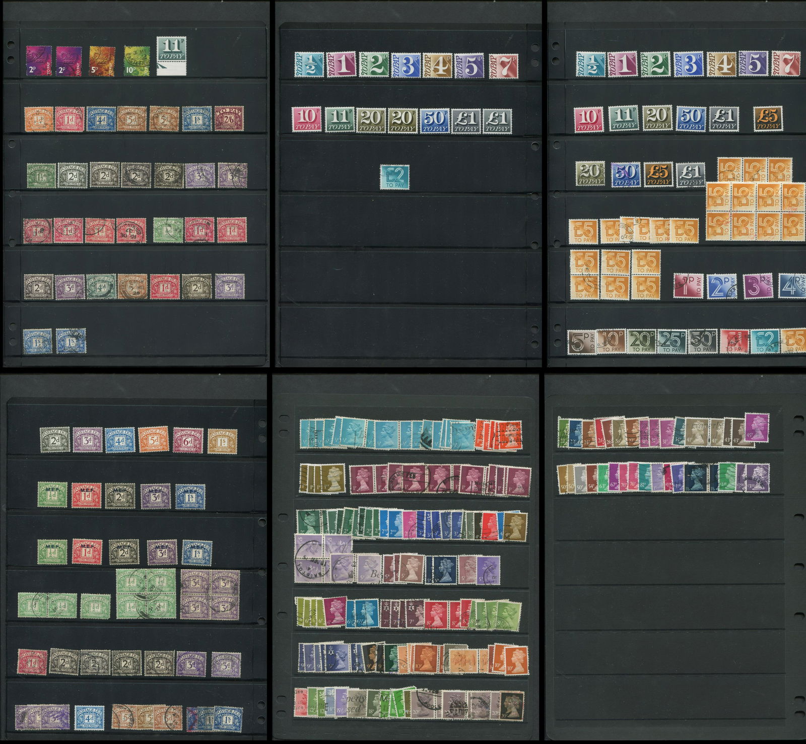 Great Britain Postage Due Stamp Collection (1 of 7)