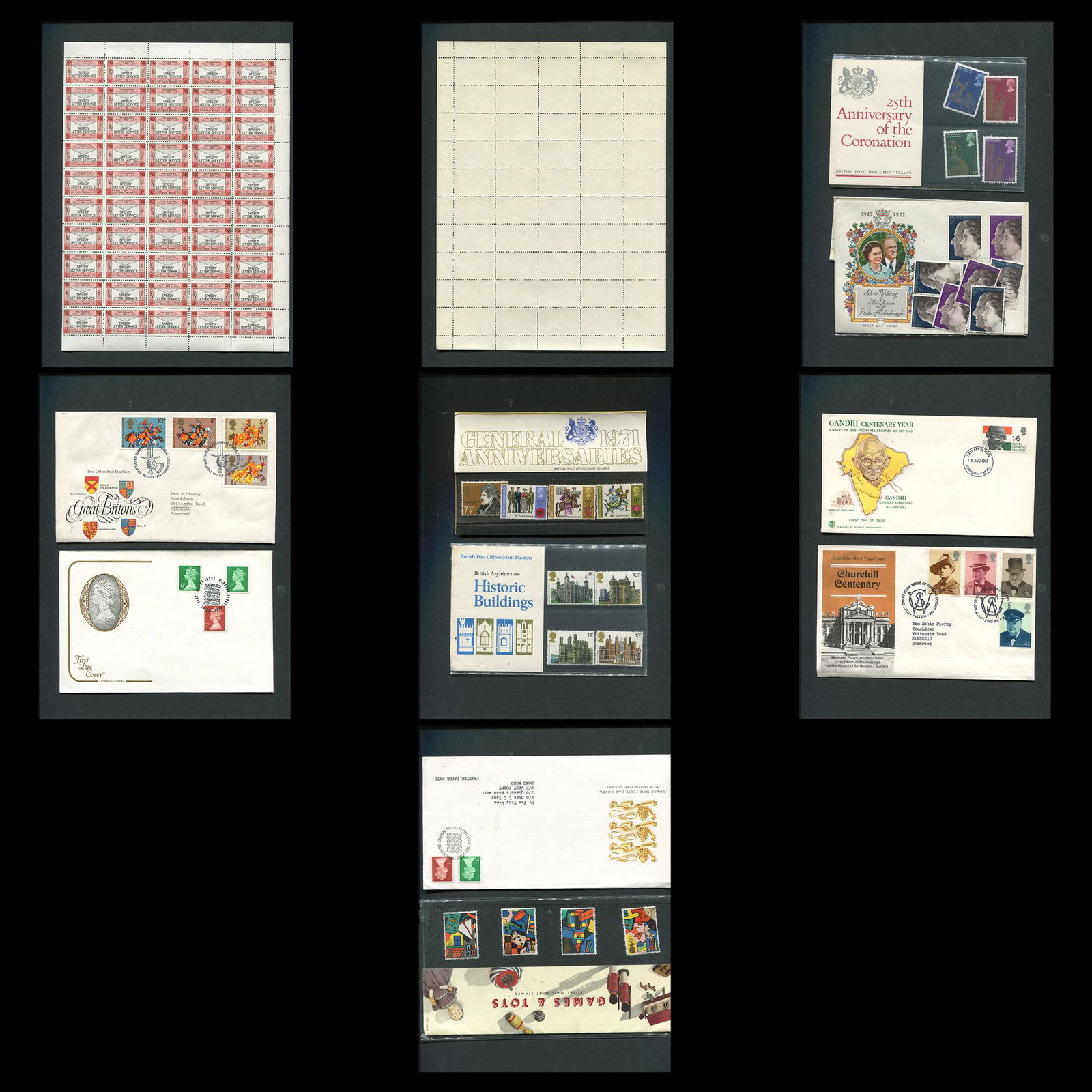 Great Britain Stamp Collection 1 (1 of 8)