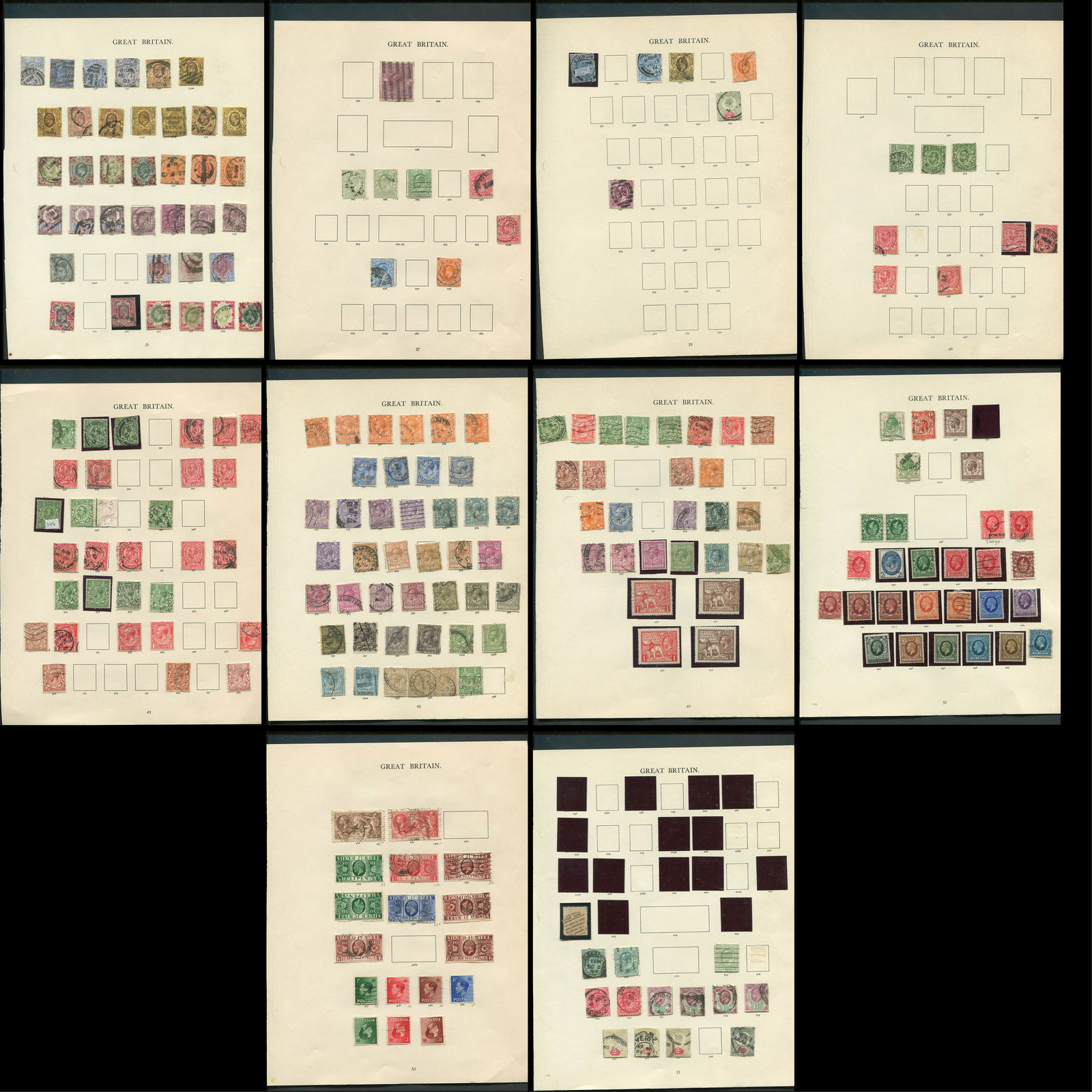 Great Britain Stamp Collection 30 (1 of 10)
