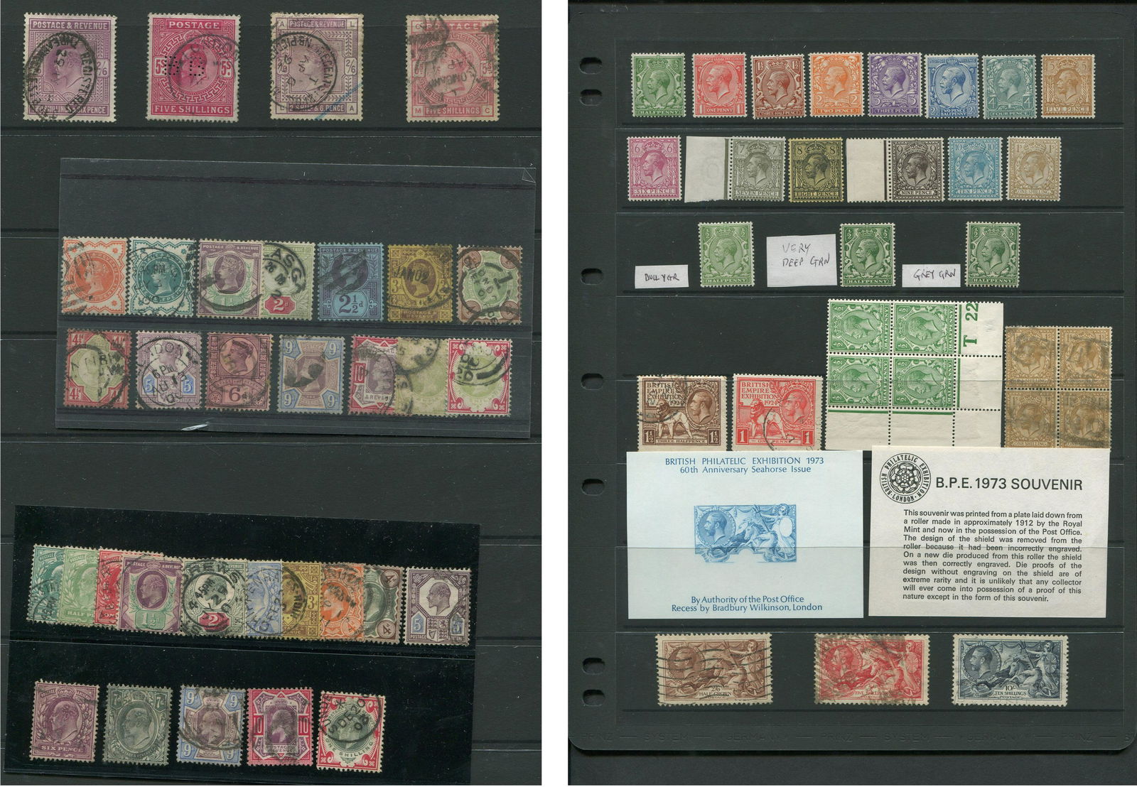 Great Britain Victoria Edward George V Stamp Collection (1 of 3)