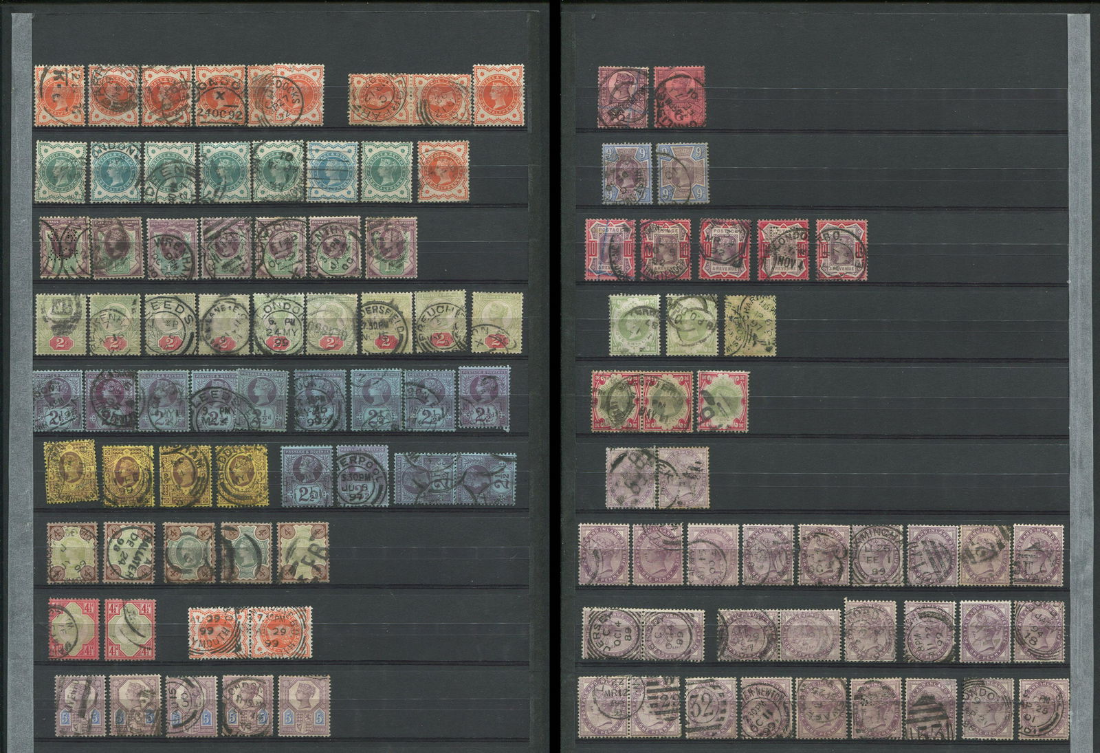 Great Britain Victoria Stamp Collection 22 (1 of 3)