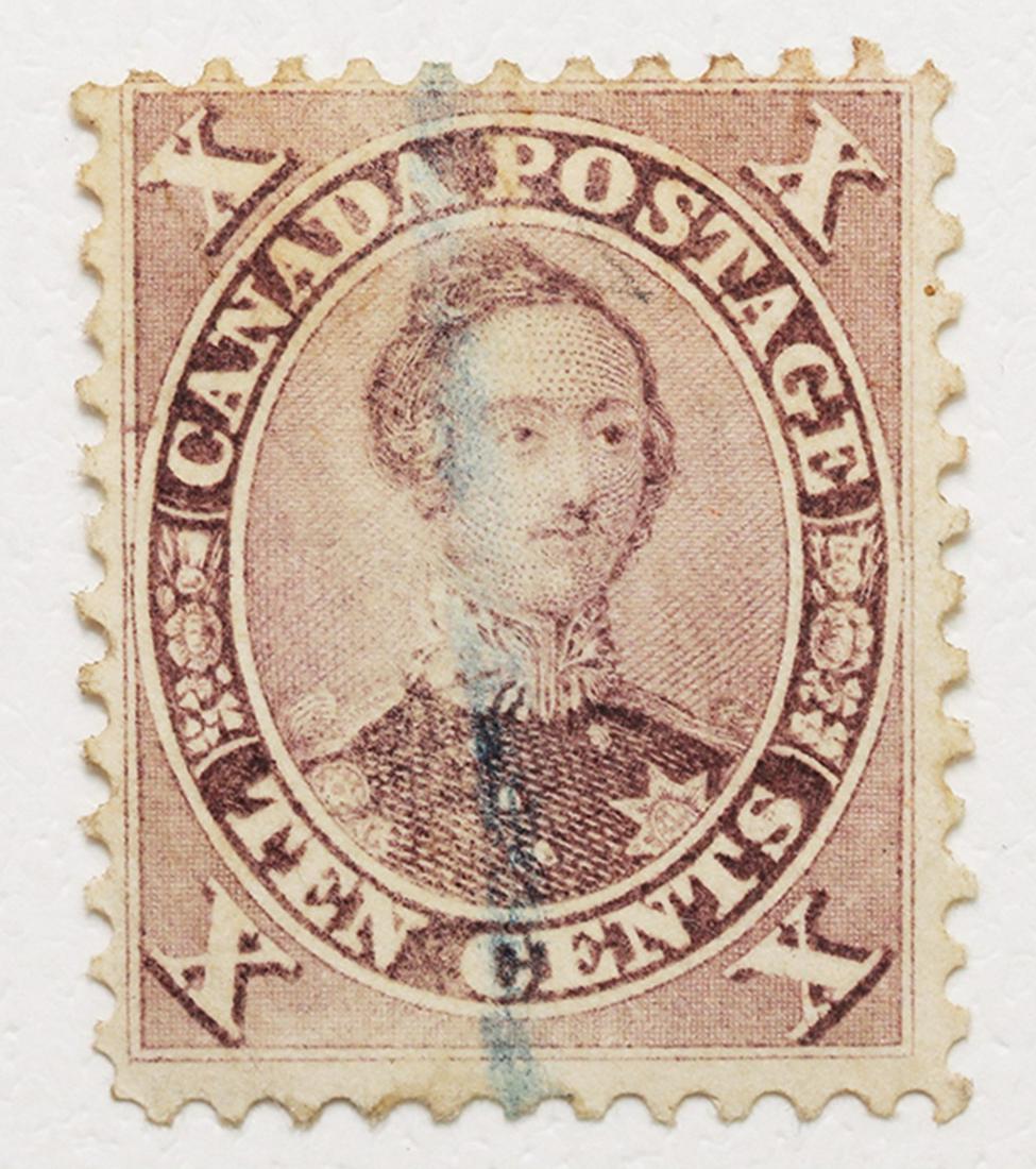 Canada 1859-1864 10c Mint NG: Canada 1859-1864 10c Mint NG (no gum). Please see photos. Category1
