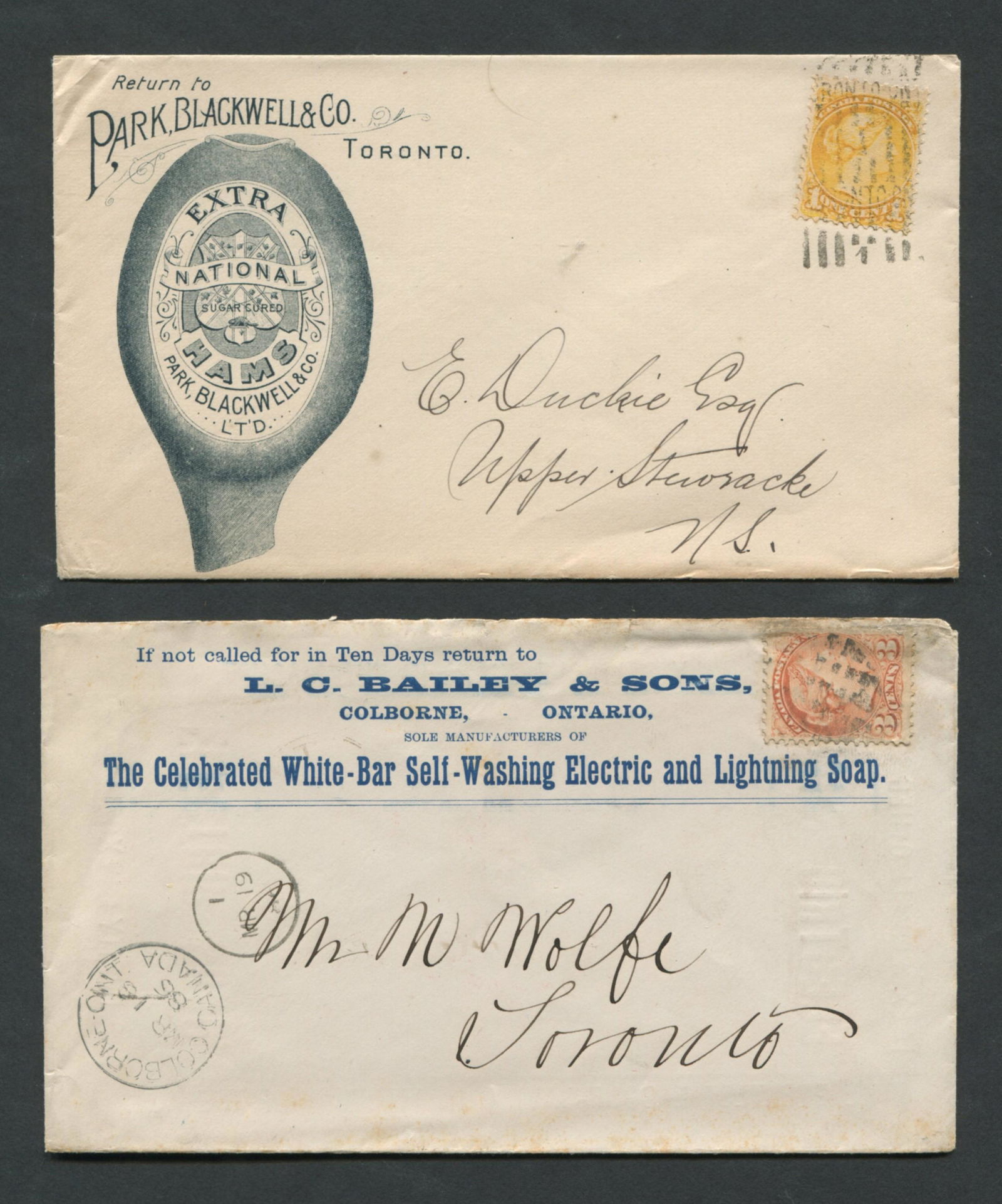 Canada Advertising Stamp Covers 1 (1 of 2)