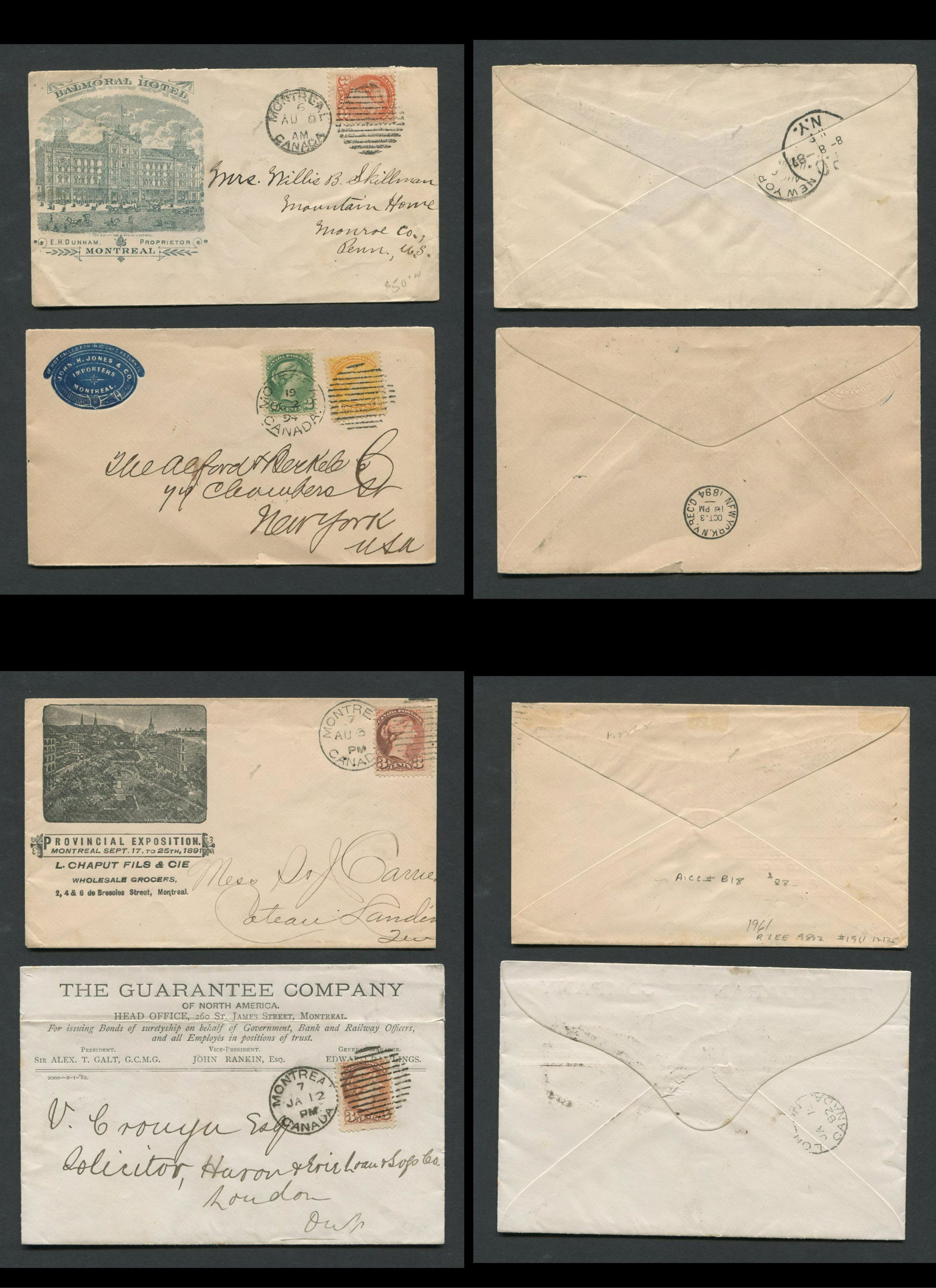 Canada Advertising Stamp Covers Collection 1 (1 of 5)