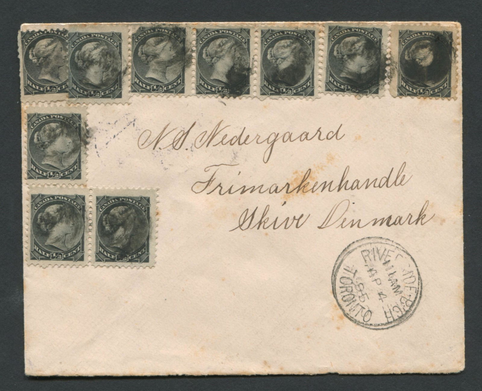 Canada Victoria Stamp Cover 1895 2 (1 of 2)