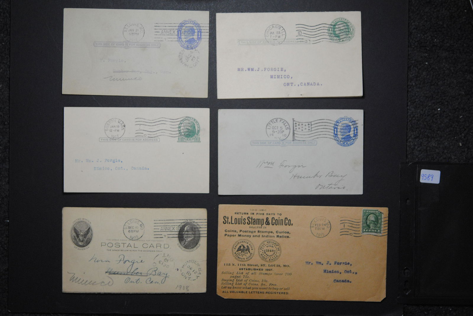 USA 1910-1917 Postcards and Letters (1 of 1)