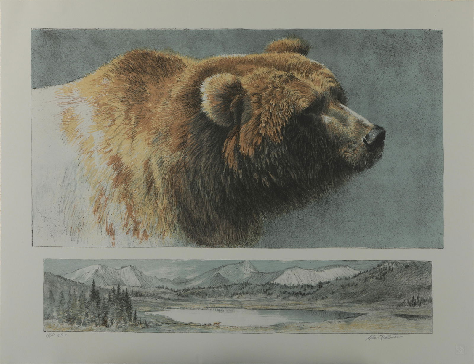 Robert Bateman's "Keeper of the Land" Original (1 of 1)