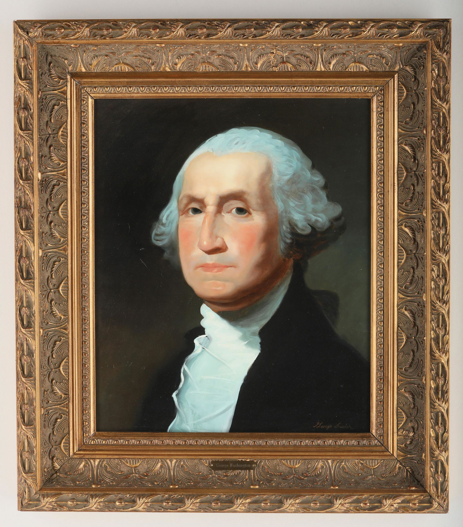 George Saunders' "George Washington" on Canvas (1 of 1)
