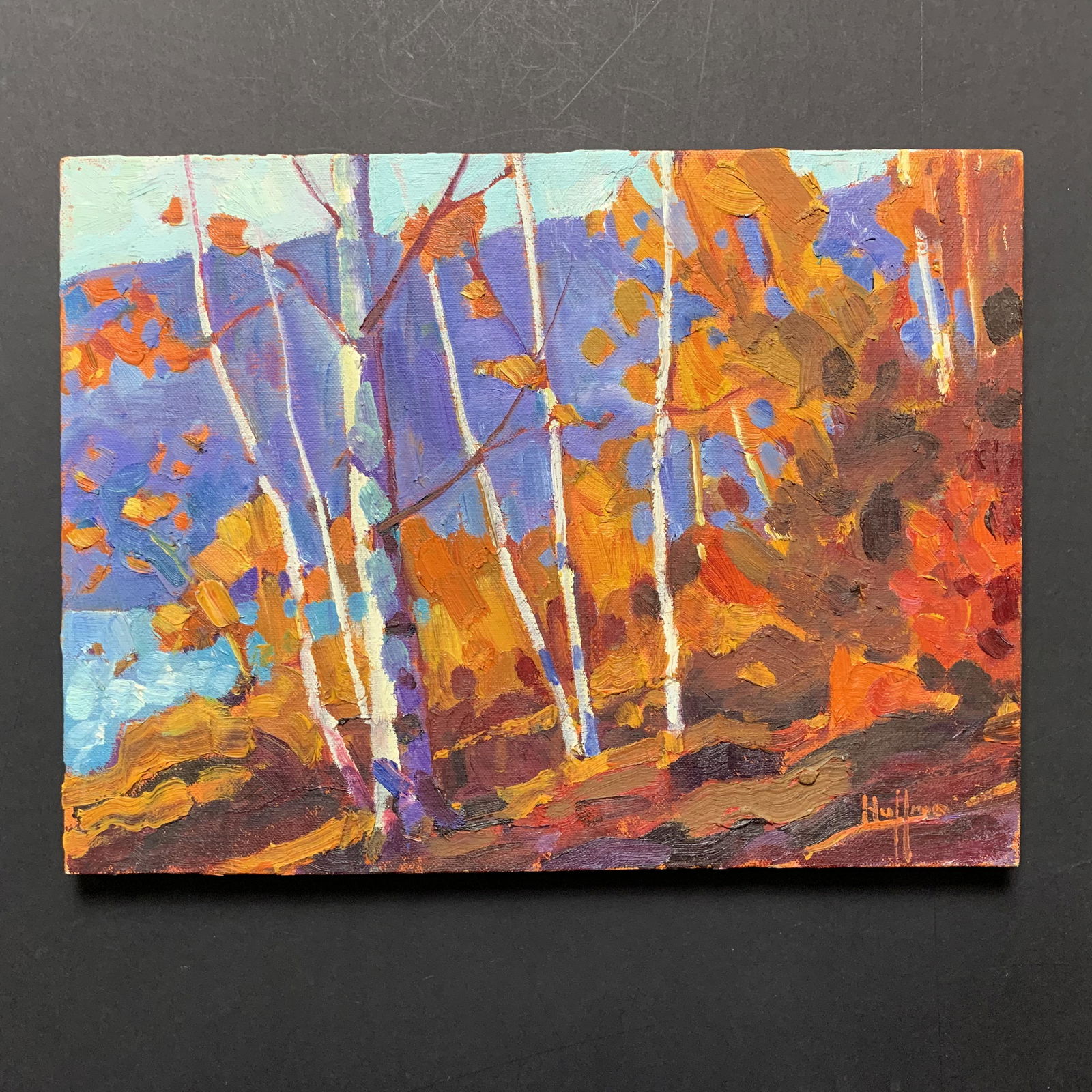 Robert Huffman's "Smoke Lake Morning" Original (1 of 6)