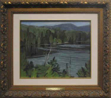 Aj Casson S Tripp Lake Original Painting Aug 16 2020 Oakwood Auctions In Ontario