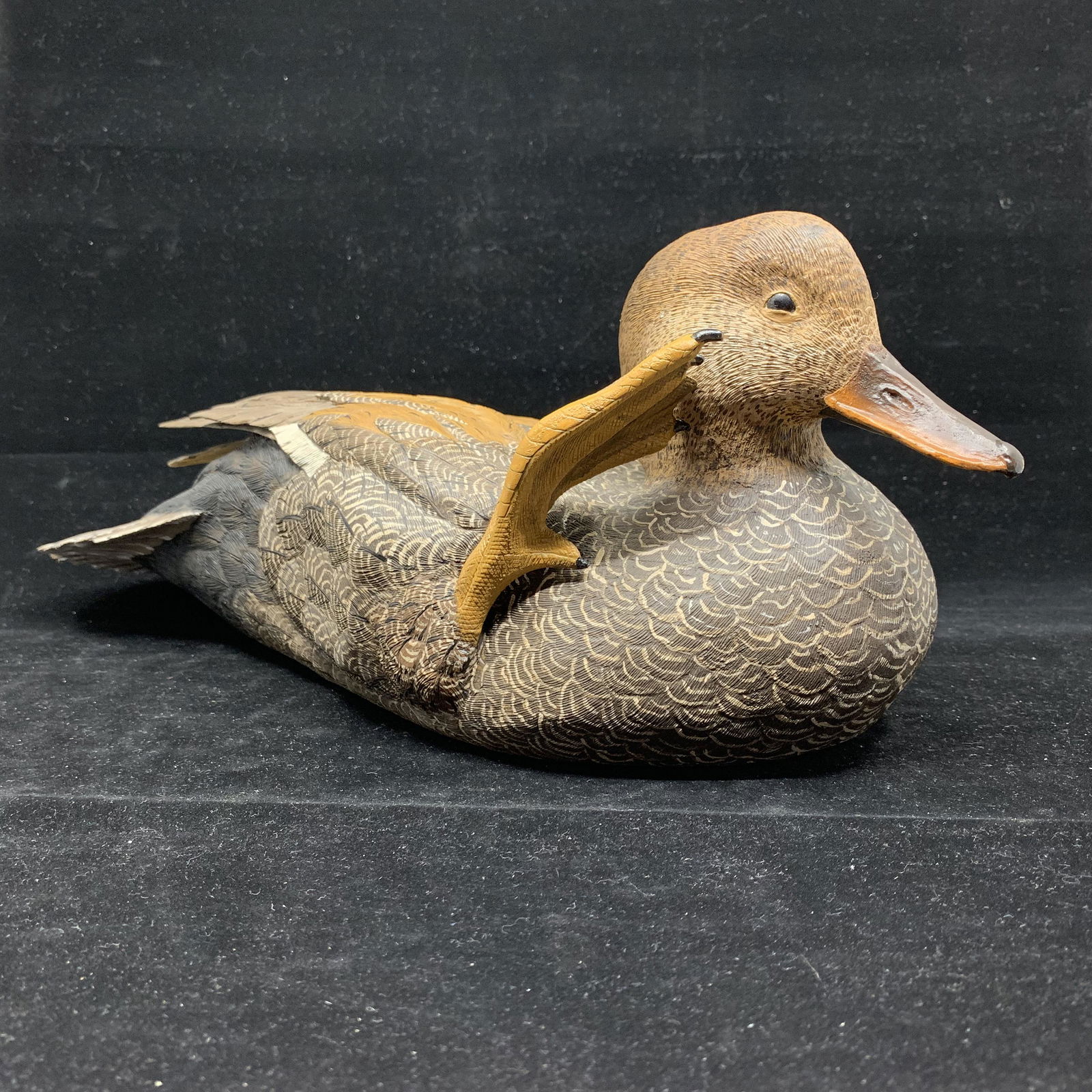 Don Marion's "Gadwell" Original Hand Carved Duck Decoy (1 of 8)