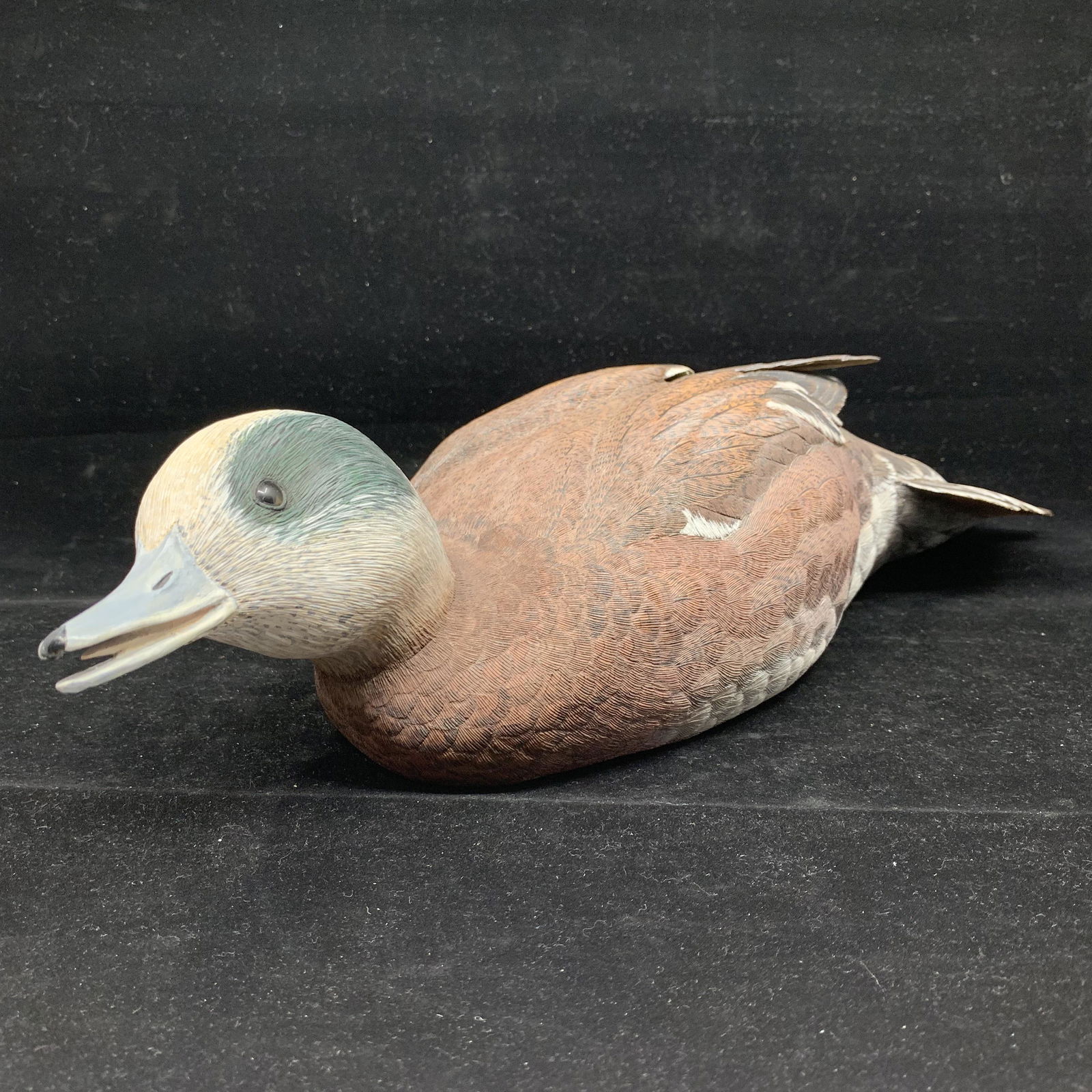 Don Marion's "American Widgeon" Original Hand Carved: Don Marion's "American Widgeon" original hand carved and hand painted duck decoy. A magnificently carved piece, with fantastic detail. The paint is flawless, and the way Marion has carved this duck, i